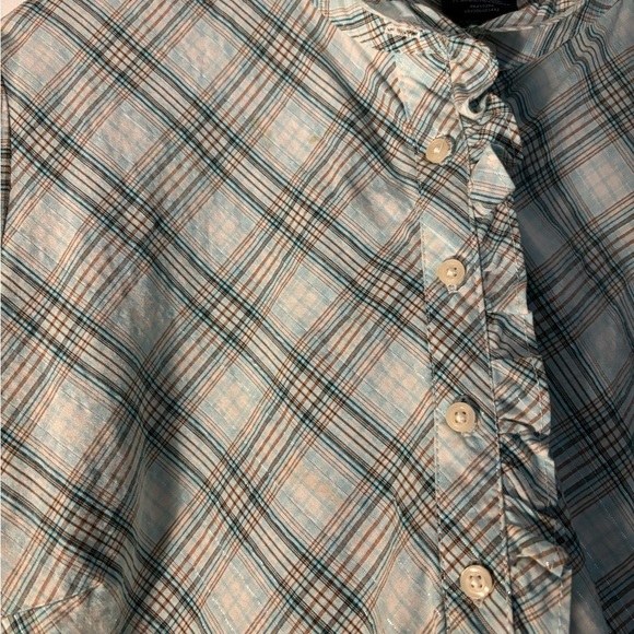 Plaid Blouse - Picture 2 of 3